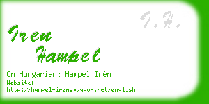 iren hampel business card